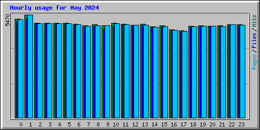 Hourly usage for May 2024